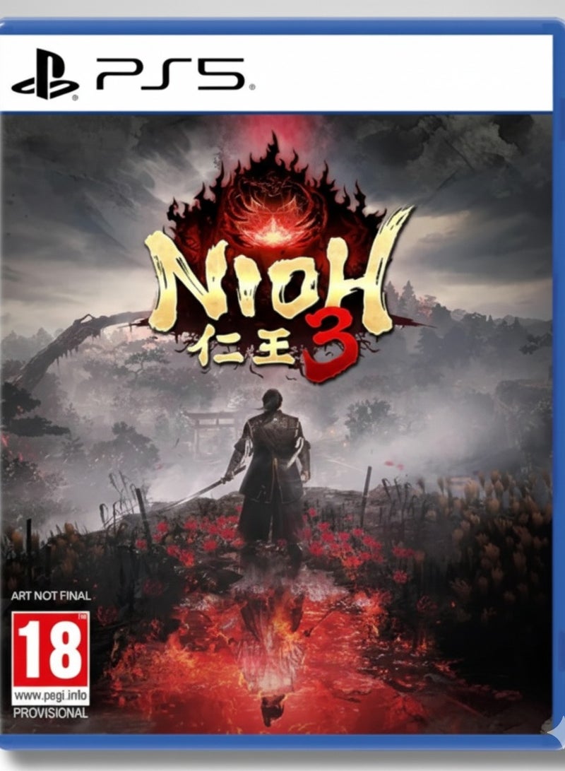 PlayStation Nioh 3 for PlayStation 5 (PS5) | Action RPG Samurai Game | Souls-Like Combat | Dark Fantasy Japan | PEGI 18 | Physical Disc - Image 1